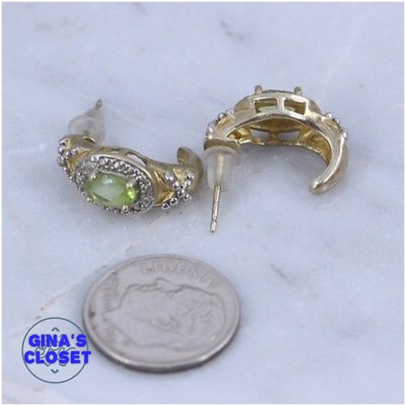 Sterling Silver 18K Gold - TECHNIBOND Peridot - Picture 2 of 3