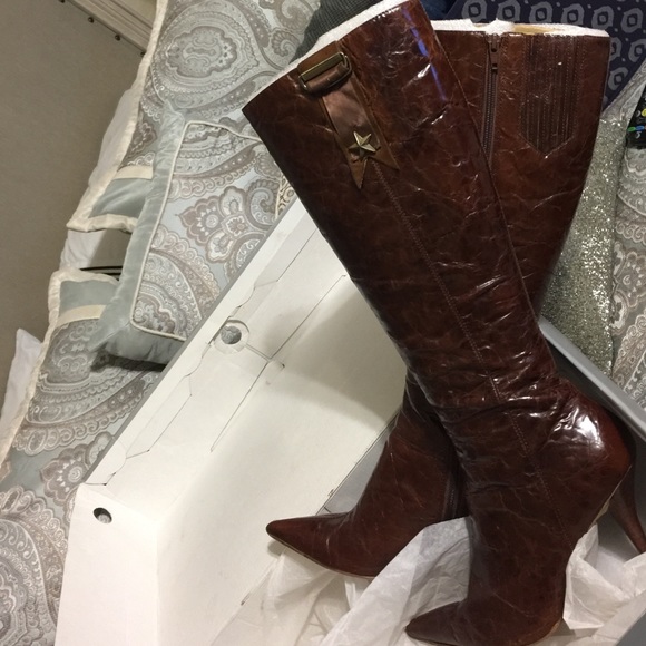 Nine West Distresed Boots - Picture 3 of 4