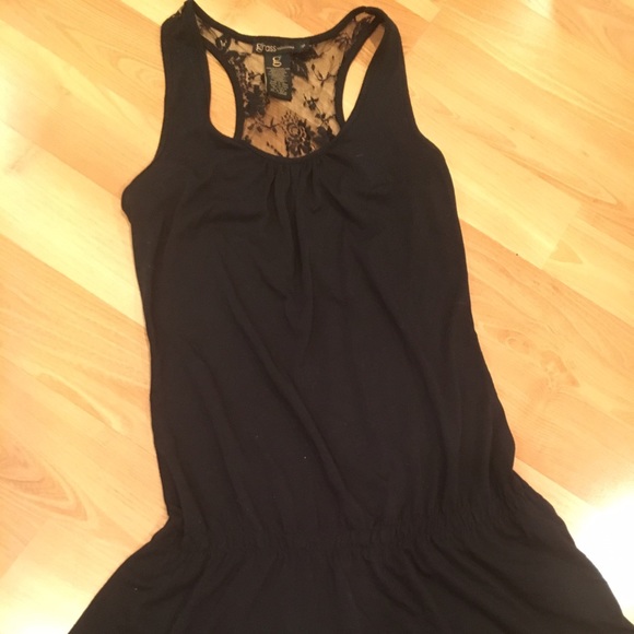 Black lace top
