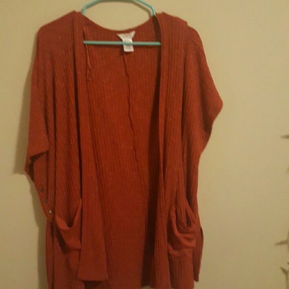Orange Cardigan