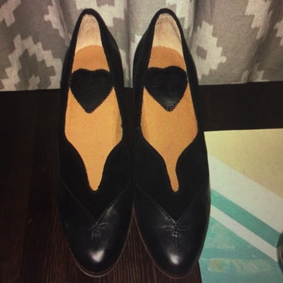 NEW 6.5 black Anthropologie Latigo pumps