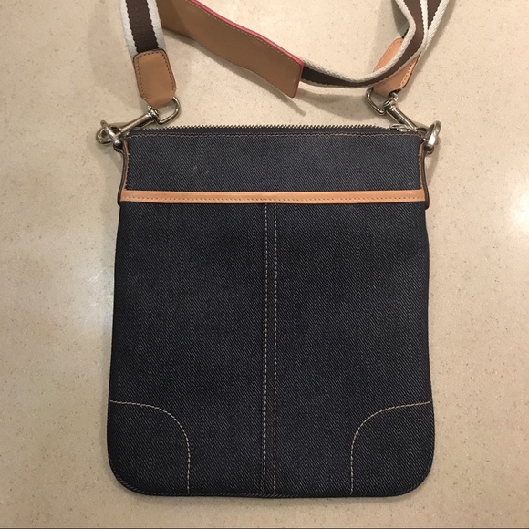 Coach Denim Crossbody. NWOT