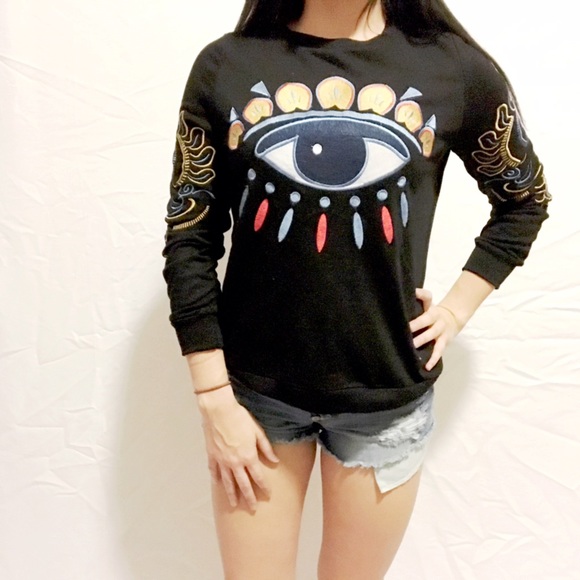 Boho Eye Sweater