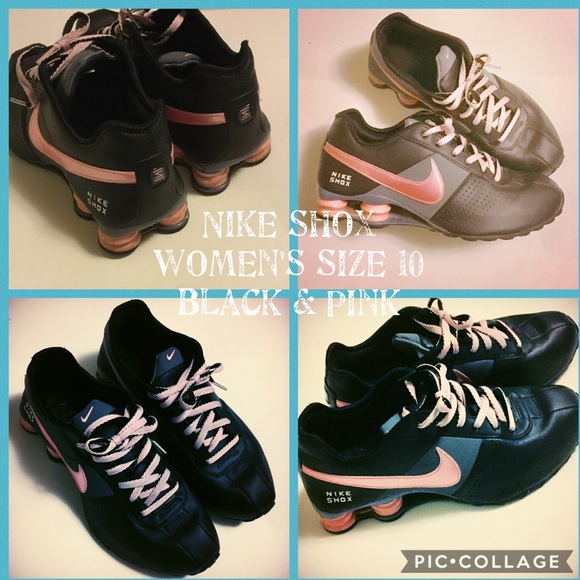 Nike Shox - Women's Size 10 Pink & Black