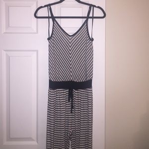 Striped jumpsuit