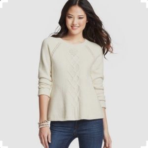 LOFT peplum sweater size s