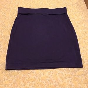 purple mini skirt