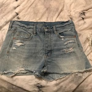 High waisted shorts