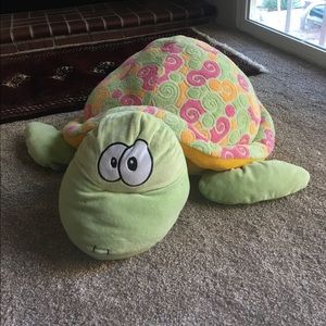 large Kids stuffed sea turtle