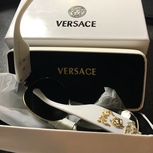 VERSACE VE2150Q GOLD/IVORY/Gold 1341/87 SUNGLASS