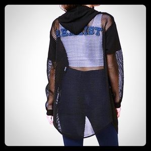 Realist Graphic Mesh Hoodie