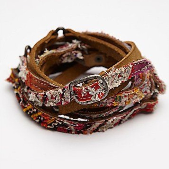 Free People Tapestry Triple Wrap belt