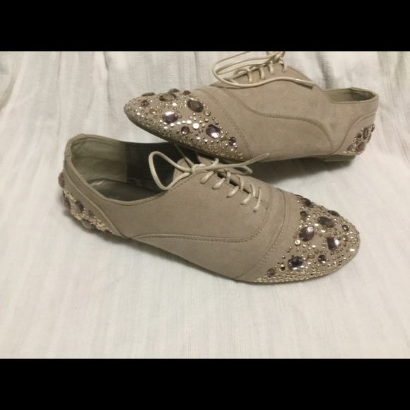 Cute rhinestone shoes