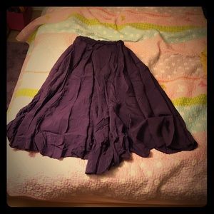 NEW Purple layered maxi skirt, Sz M-L