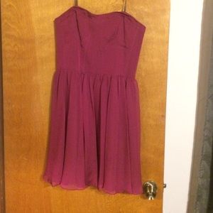 NWT Guess Purple Strapless Dress