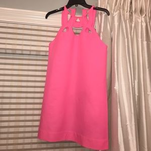 DVF bubblegum pink dress