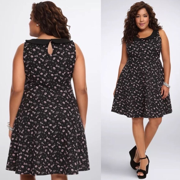 Torrid Barbie skater dress