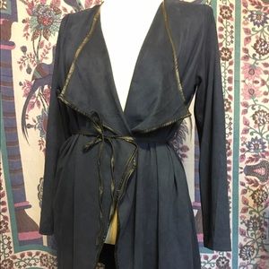 Vegan Suede Cloak