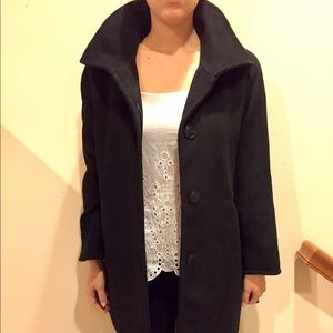 Ellen Tracy black pea coat