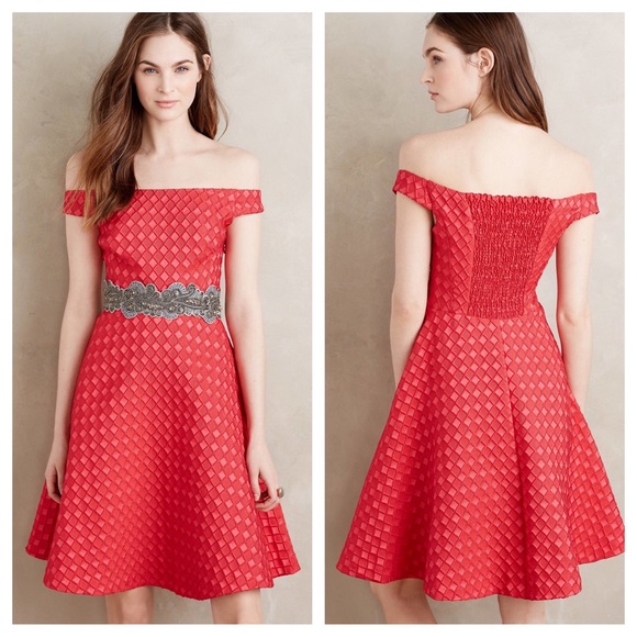 Anthropologie Minette Off the Shoulder Dress