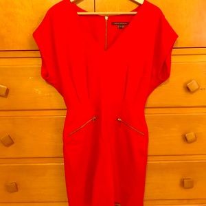 French Connection Red Cocktail Dress