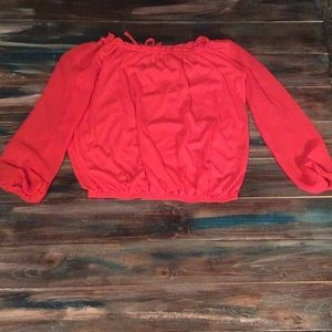 Girls beautiful orange blouse shirt