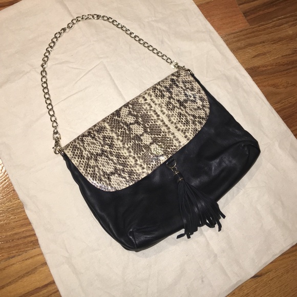 Tosca Blu Italian Leather Handbug