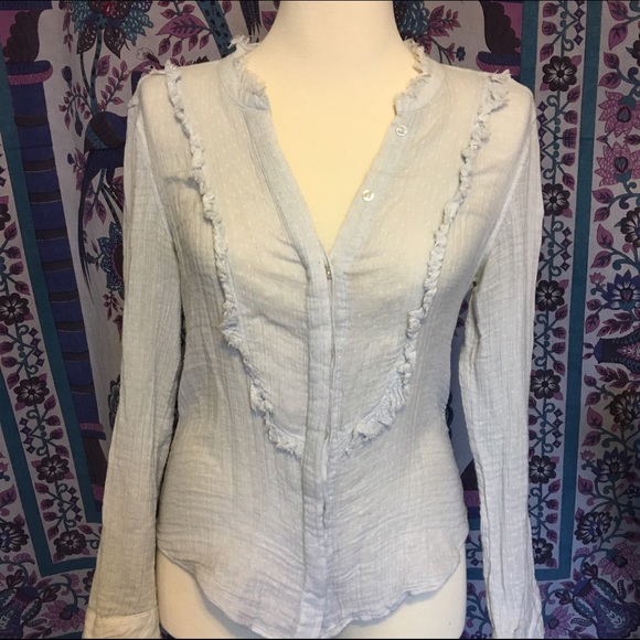 BDG Baby Blue Button-Down - Picture 1 of 2