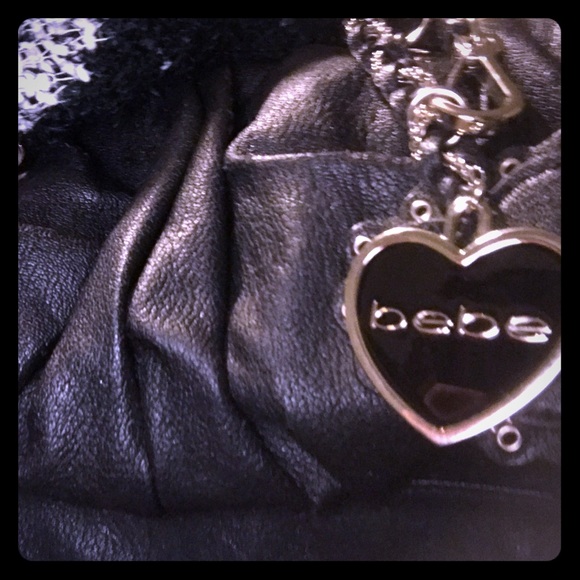 Bebe Ibiza Satchel black with braided handles