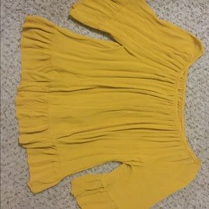 Off the shoulders blouse