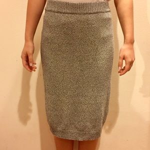 Work-wear knitted skirt