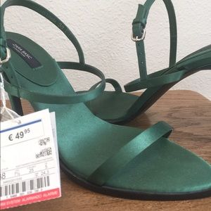 Zara Satin heels