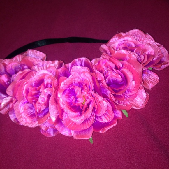 Pink Flower Crown 🌺👑