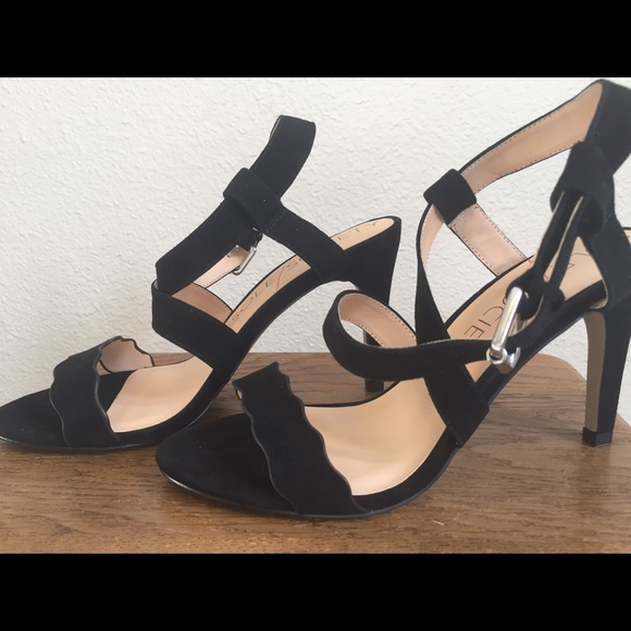 "Seraphina" Black Strappy Sandal