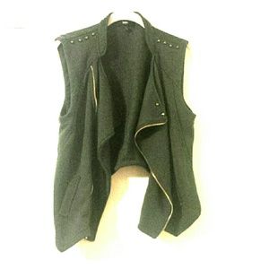 Mossimo Bad-a$$ vest in olive green