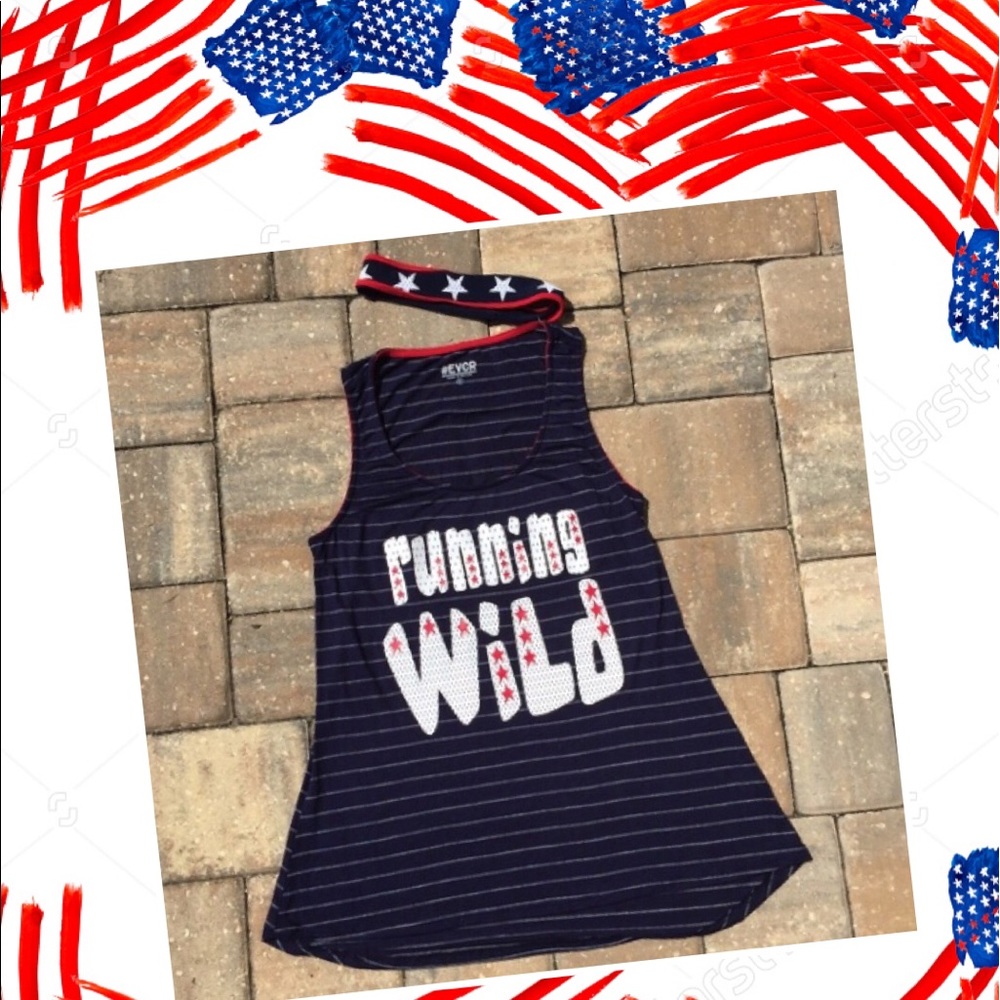 RUNNING WILD TANK TOP WITH HEADBAND