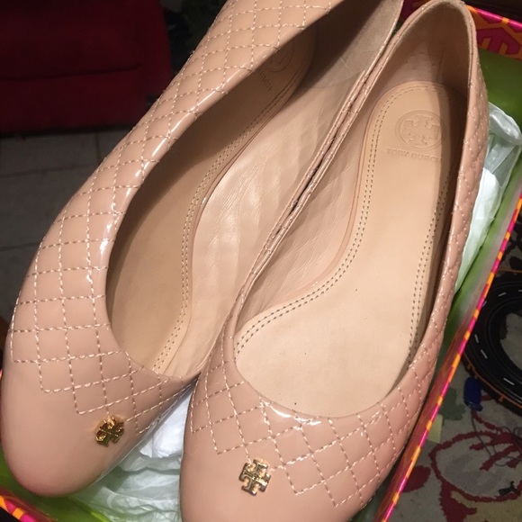 Tory Burch Kent quilted Ballet Flat Patent Leather