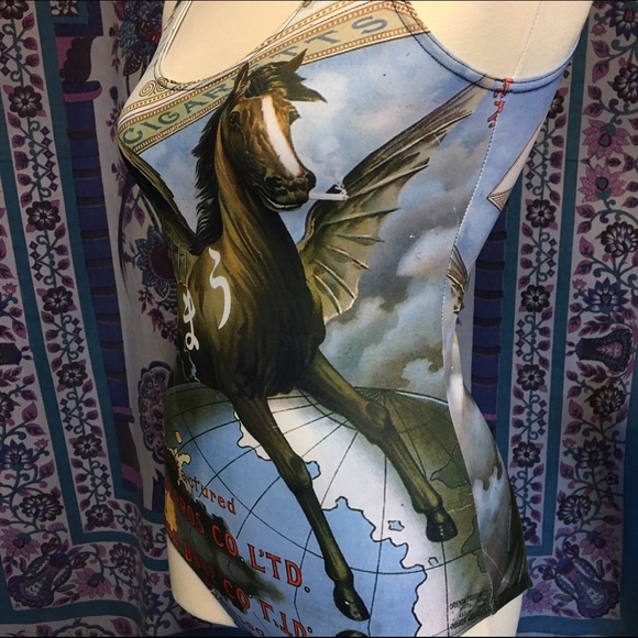 Limited Ed. Black Milk Flying Horse Smoking Suit - Picture 3 of 3