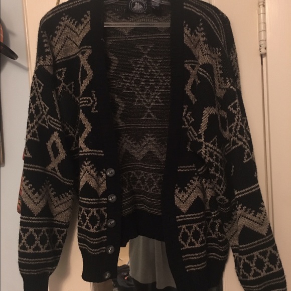 Oversized Tribal Print Cardigan!
