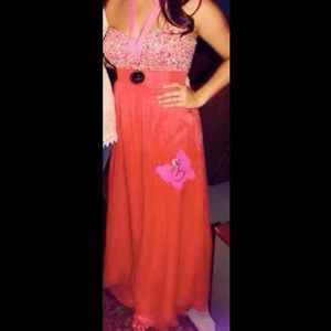 Coral Prom/Pageant Dress
