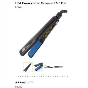 HAI Convertible Ceramic 1 1/4 " Flat Iron