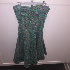 Betsey Johnson Spring Florals Strapless dress