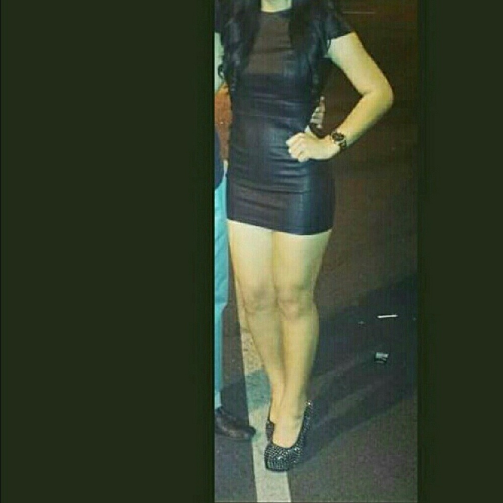 Black Rhinestone Heels