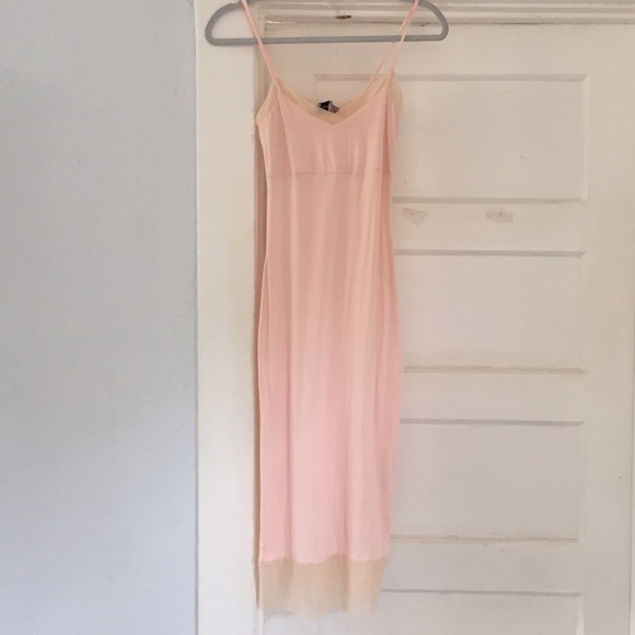 Asos blush and pink spaghetti strap tank sheath - Picture 1 of 3