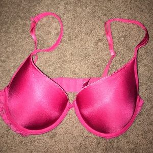 Pink bra