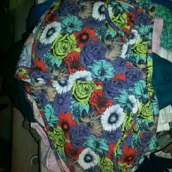 Volcom Rainbow Floral Shorts