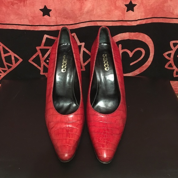 Vintage Crocodile Stilettos - Made In Italy - Picture 2 of 4