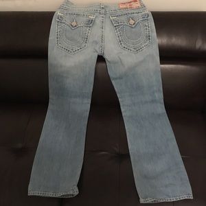 Men's light blue true religion jeans