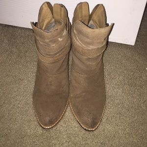 Leather booties by Chinese laundry