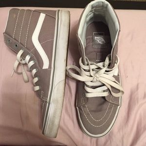 Cute high too grey vans